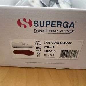 Superga 2750 Size 10 (White)